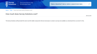 Survey Solutions